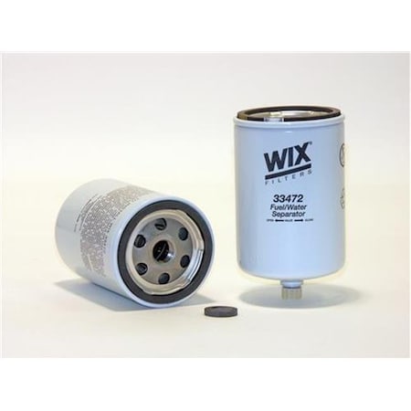 Wix Filters WIX Filters 33472 Spin-On Fuel And Water Separator Filter W69-33472